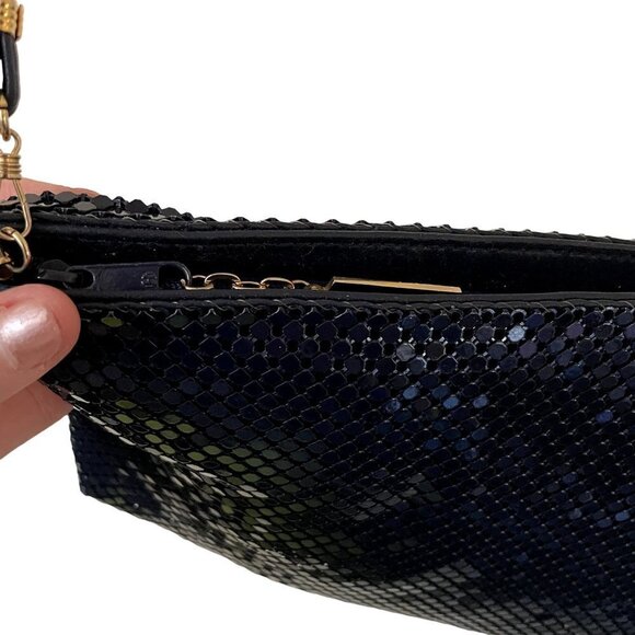 Whiting and Davis International handbag sequin style classic vintage shoulder ba - Picture 3 of 8